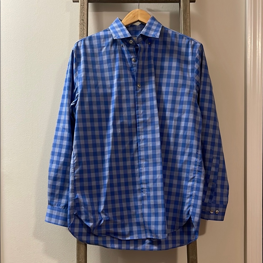 Blue Checkered Men's Shirt